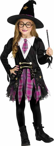 Schoolgirl Witch Costume, Child Size 12-14