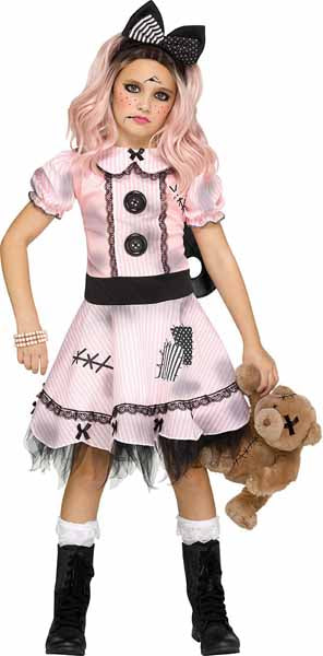 Wicked Wind-Up Doll Child Costume, Medium 8/10