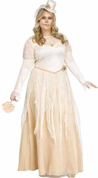 Victorian Bride Plus Size Costume, 22W to 24W