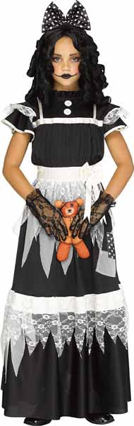 Victorian Deadly Dolly Girls' Costume, Size 8-10