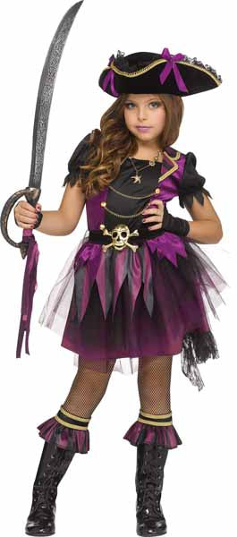 Stormy Seas Queen Child Costume, Size 12/14