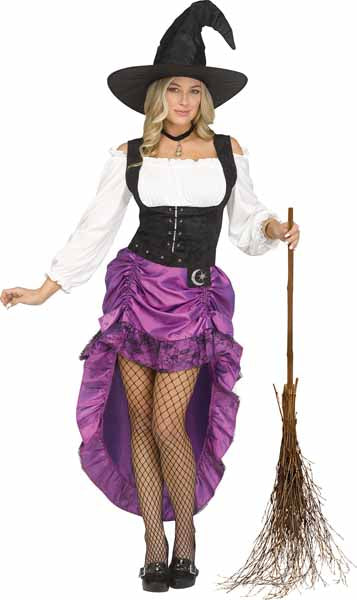 Women's Renaissance Witch Adult Costume, M/L