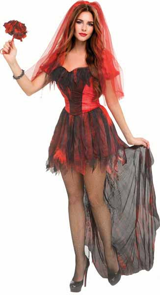 Crimson Bride Adult Costume