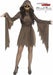 Gold Shimmer Ghost Face Adult Costume, M/L (10-14)