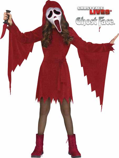 Crimson Ghost Face Child Costume, Size 4/6
