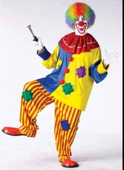 Big Top Clown Adult Costume, One Size