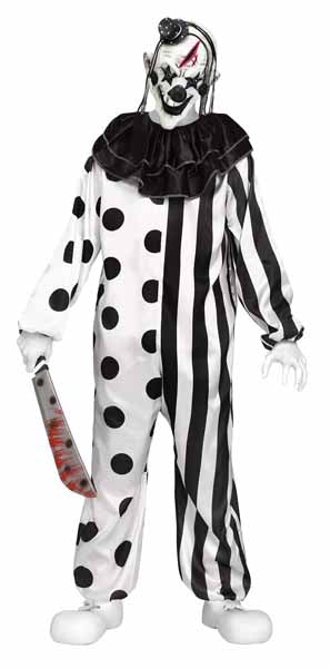 KILLER CLOWN COSTUME ONE SIZE 5'7"/150LBS