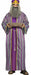 Adult Purple Wise Man Costume with Belt and Hat