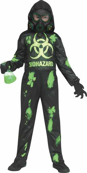 Light-Up Biohazard Child Costume, Medium