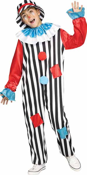 Carnival Clown Child Costume, Size 4-6