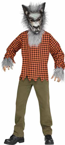 Raging Werewolf Child Costume, Large (12-14)
