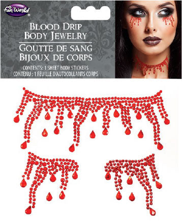 Vampire Bloody Gems for Face and Neck
