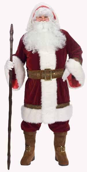 Old Time Santa Suit Adult Plus Size (50-54)