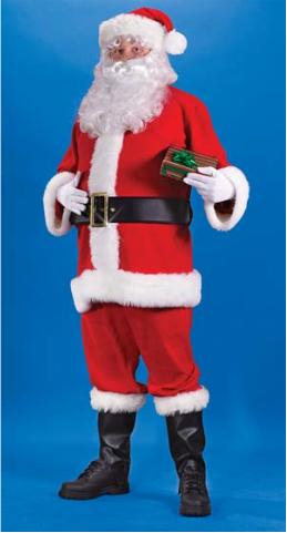 Red Plus Size Santa Suit, Adult Size 50-54