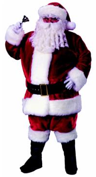 Regency Plush Red Santa Suit, Adult XXL (58-60)