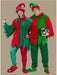 Adult Unisex Plus Size Christmas Elf Costume