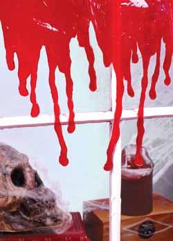 3D Bloody Window Gel Decorations, Assorted Styles