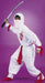 Kids' White Ninja Costume, Large (12-14)