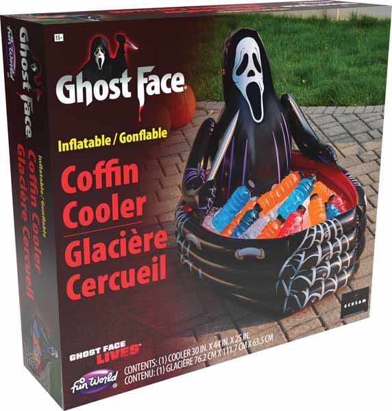 Ghost Face Coffin Inflatable Cooler