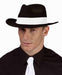 Black Fedora Hat with Black Ribbon