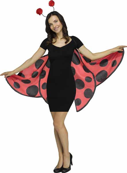 Soft Ladybug Costume Wings