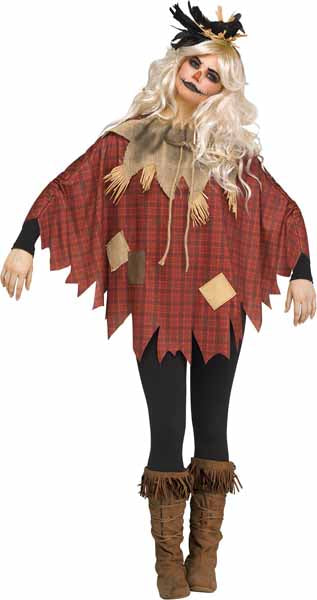 Scary Crow Adult Costume Poncho