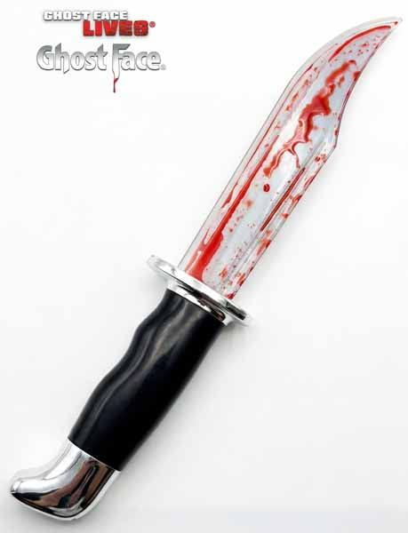 Ghost Face Deluxe Bleeding Knife Costume Prop