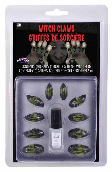 Fun World Witch and Animal Costume Claws