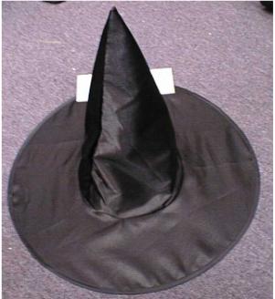 Deluxe Satin Witch Hat