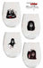 Ghost Face Wine Tumblers, Set of 4