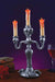 14-Inch Light-Up Candelabra with LED Flames