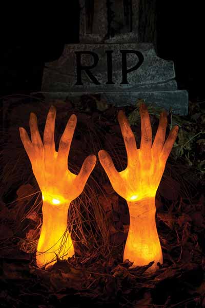 Fade In/Out Grave Breaker Arms Halloween Decoration