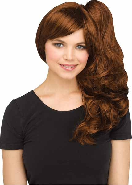 Brunette 3-in-1 Pony Costume Wig