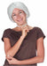 White Granny Costume Wig