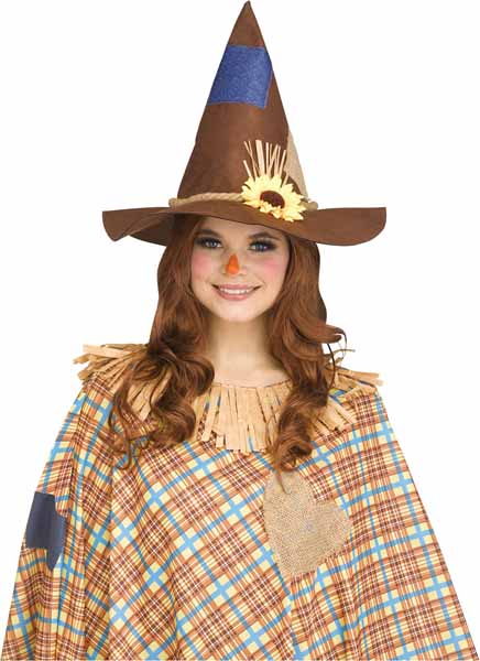 Sweet Happy Scarecrow Costume Hat