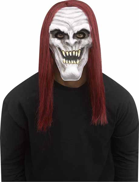 Grey Demon Vampire Mask