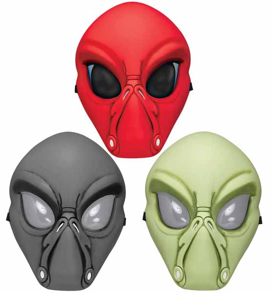 Grey Alien Costume Mask