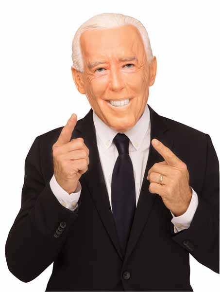 Joe Biden Adult PVC Costume Mask
