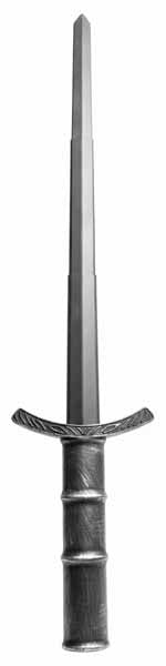 27-Inch Retractable Knight Sword