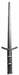 27-Inch Retractable Knight Sword