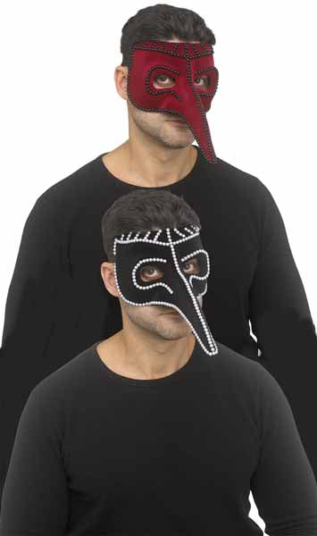 Pearl Accent Venetian Mask, Assorted Styles
