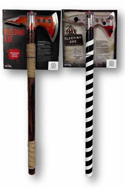 24-Inch Bleeding Axe Costume Accessory, Assorted Styles