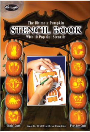 10 PC STENCIL BOOK