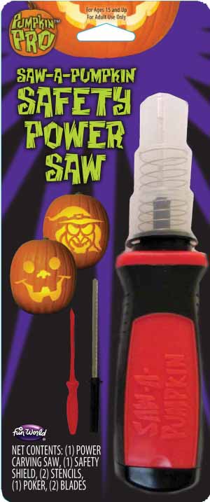 Saw A Pumpkin Power Saw Pumpkin Carving Set