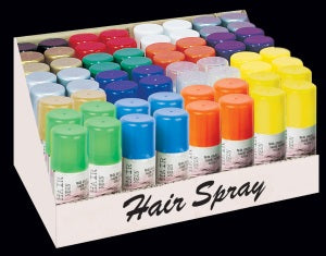 Fun World Hair Colour Spray, 48-Can Assortment