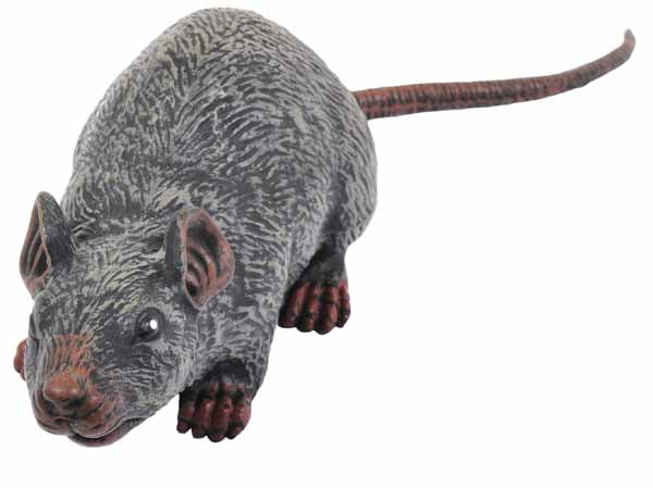 12.25-Inch Sewer Rat Halloween Decoration