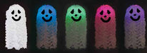 18-Inch Color-Changing Hanging Shag Ghost