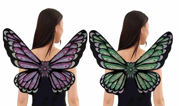 Amethyst Purple Jeweled Butterfly Costume Wings