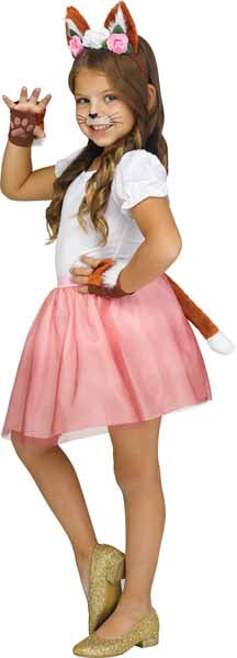 Girls' Glitter Fox Costume Accessory Kit
