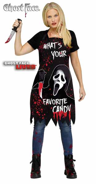 Ghost Face Horror Apron, One Size
